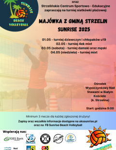 Majówka Sunrise 2025 - turniej Damski